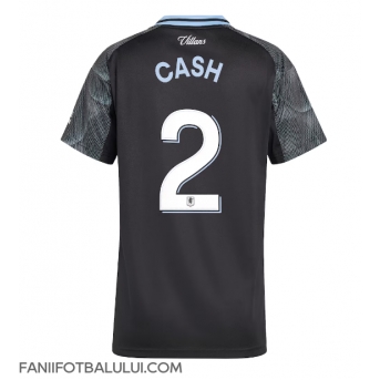 Aston Villa Matty Cash #2 Tricou Fotbal Replică 2025-26 Femei Deplasare